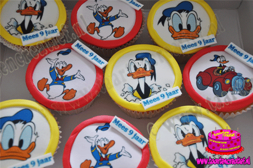 donald-duck-cupcakes