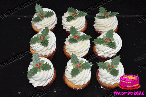 kerst-cupcakes
