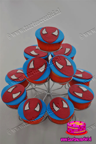 spiderman-cupcakes