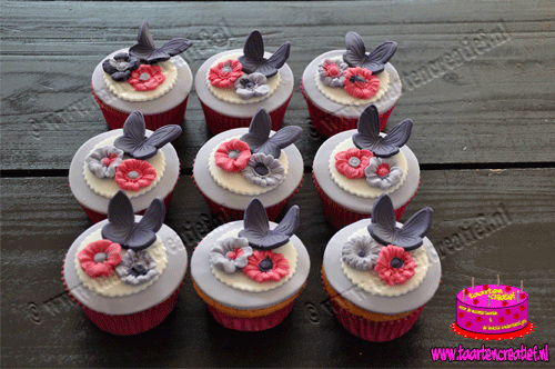 vlinder-cupcakes