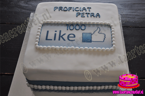 facebook-1000-likes-taart
