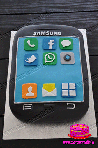 smartphone-taart