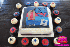 communie-taart-1-2014-met-cupcakes