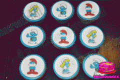 smurfen-cupcakes