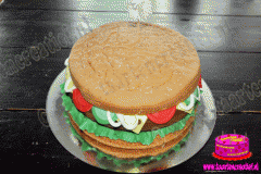 hamburger-taart
